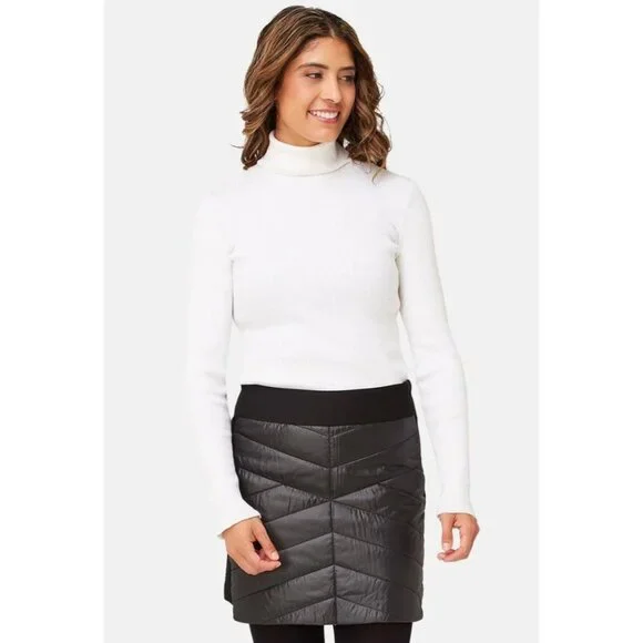 NWT Krimson Klover Carving Skirt W’s Small Black Insulated Ski Apres Nordic $149 - Picture 8 of 13